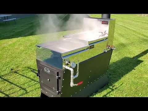 The Dauntless High Performance Hobby Maple Syrup Evaporator. Video 3 of 3.