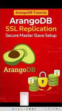 ArangoDB SSL Replication Step-by-Step | Secure Master Slave Setup 🔐🚀 #arangodb #ssl #replication