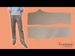 고무줄 바지 만들기 / 바지 패턴 / 옷만들기 / How to make rubber band pants