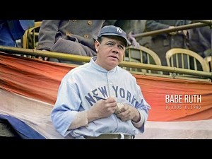 Yankees' 1st Old Timers' Day - September 28, 1947 - Ruth, Ty Cobb, Cy Young, Jimmy Foxx (20 HOFers!)