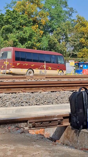 2.5K views · 15 reactions | Civilian mini bus skipping Railgate Crossing. #shorts #ytshorts #railgate #reelsfbシ #reelsfypシ | Trains of BD | Facebook