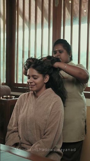 Relaxing Head Massage at Mountain Shadows Wayanad | Luxury Spa Experience in Wayanad