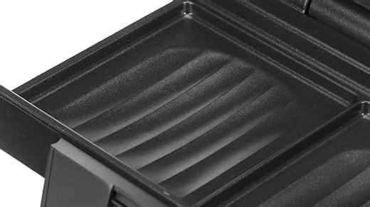 Krups Sandwich-Toaster, Extra grosse und breite Platten, Antihaftbeschichtung, Croque Monsieur,