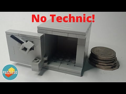 Lego Safe With Key - NO TECHNIC - full tutorial