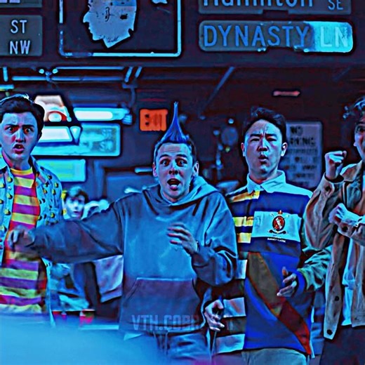 Frat party fight in Cobra Kai S6 💀 #cobrakai #cobrakaiseries #netflix #shortsfeed