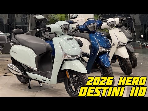 2026 Hero Destini 110 Detailed Review | 2026 Destini 110 All Variants | 2026 Destini 110 Price