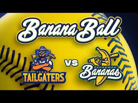 2026 Banana Ball Kick-Off Game 3: Texas Tailgaters vs Savannah Bananas
