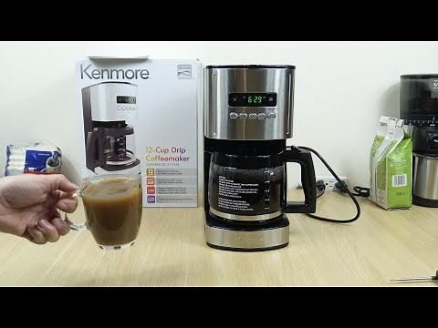 Kenmore 12 Cup Drip Coffeemaker - How to Use Demo