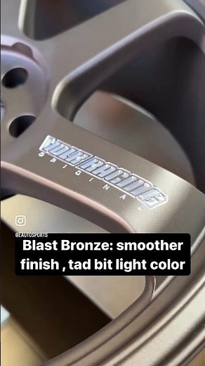 Rays Volk Racing TE37 Bronze(Almite) VS Blast Bronze Comparison👀Which one you like? #te37 #wheels