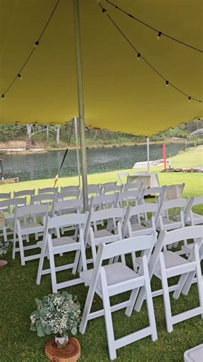 Congratulations to Vanessa and Isaac on their wedding day. 22nd Nov 2025 We all thought we have seen the back of this wild weather and what a difference a week makes. Can't stress enough to all our couples, have a plan B in place and hope we don't have to use it. But even if we do, it still makes for a stunning backdrop over looking the lake. A huge thank you, once again for Felix at SA Stretch Tents for saving the day and help keeping everyone dry. Big thank you to Tania from Choons & Moovz for