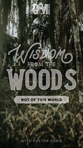 Wisdom from the Woods 🪵🌱 #csmministries #pastorchris #pastorchrismcdonald #wisdomfromthewoods | CSM Ministries