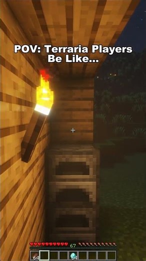 POV: Terraria Players Be Like... #minecraft