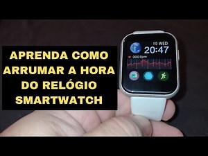 How to set the time on a smartwatch.