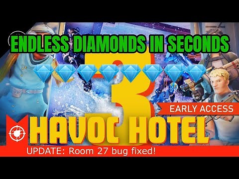 Havoc Hotel 3 Endless Easy Diamonds 💎 #gaming #fortnite #walkthrough #tutorial #glitch #tips