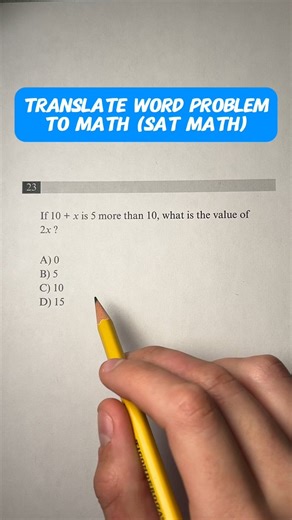 SAT Masterclass™ | Get a 1500+ SAT on Instagram: "Hard SAT math word problem Follow then comment "SAT" for a free SAT community with over 1,300 active students #sat #studytips #study #college #highschool"