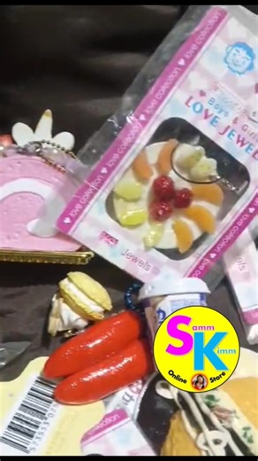kawaii food keychain #foodkeychain #preloved #japan #shopee #sammandkimmstoyshop