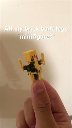 All my Lego brick built “mini figure”