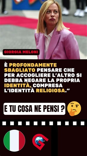 Dimmi se Giorgia Meloni ha ragione. #politica