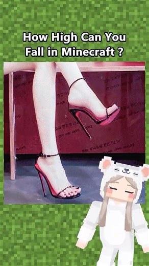 How High Can You Fall in Minecraft? #shorts #meme #minecraft