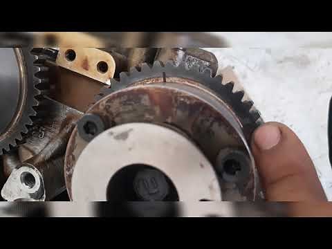 Hyundai Santafe v6 3.3L model 2010 engine Timing mark