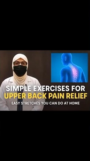 Simple Exercises for Upper Back Pain Relief💥💪