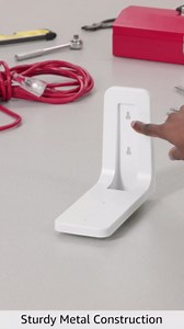 NETGEAR WiFi 7 Wall Mount Kit (RBEWM-10000S) Compatible with Orbi & Nighthawk WiFi 7 Systems, White