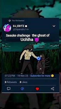 madara Uchiha 😈 fight with Sasuke 🥶 ll the epic fight ll #shorts #naruto #anime