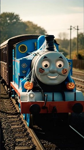 Halloween Thomas Train! #thomasandfriends #halloween #DreamScreenAI