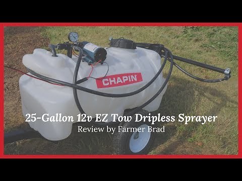 Chapin 97700 25-Gallon 12v EZ Tow Dripless Sprayer