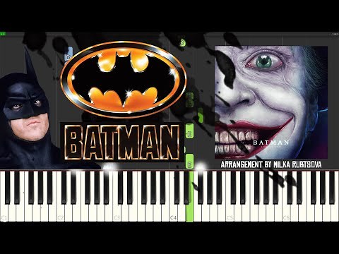 Waltz to the Death from The Batman Movie 1989 | Danny Elfman | Piano Tutorial
