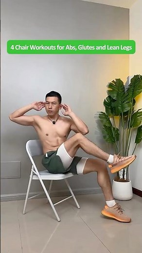 4 Chair Exercises to Burn Belly Fat, Flatten Your Belly and Sculpt Abs and Lean Legs