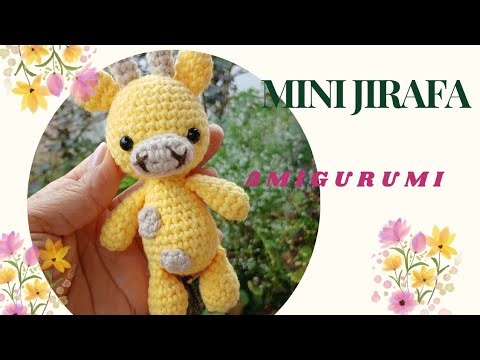 Mini Jirafa Amigurumi