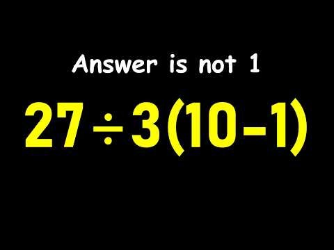 This Easy Math Problem Has Everyone Confused!