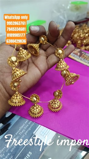 தங்கம் போலவே ஐம்பொன் ஜிமிக்கி | real gold 50ml polish #impon #jimikki #goldlook #shortvideo #shorts