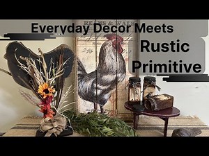 DIY Fall *Rustic Primitive* Home Decor