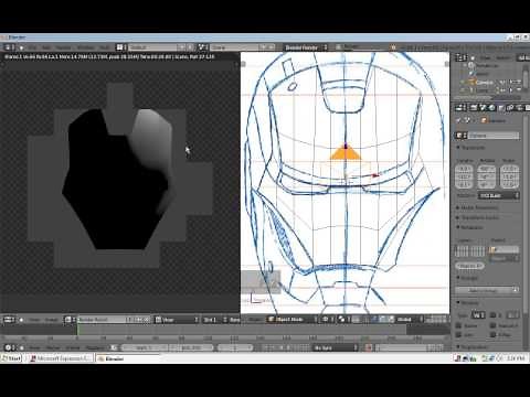 How To make an Iron Man Helmet in blender