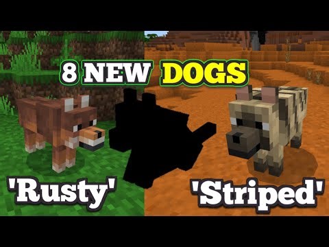 Mojang Added 8 NEW DOG TYPES To Minecraft 1.21! (Snapshot/Beta)