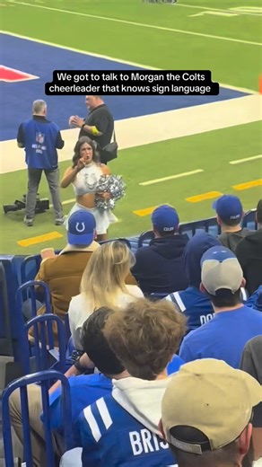 HaneyHouse | She’s so sweet! @morganmclainn @uniquelikem3 #asl #signlanguage #deaf #colts #indianapoliscolts | Instagram