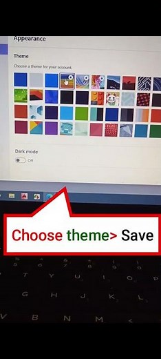 How to customize theme with Outlook mail.