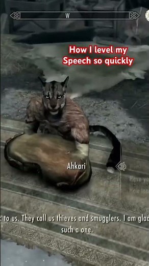 How to Power Level Speech in Skyrim #gaming #elderscrolls #efam2002 #skyrim #funny #bethesda #speech