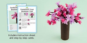 Cardboard Tube Blossom Tree Craft Instructions