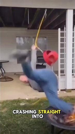 When Fun Turns Into Fire 🔥😂 | Epic Swing Fail"#FunnyVideo #EpicFail #SwingFail #FireFall