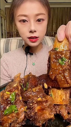 Lip-Smacking Juiciness ASMR Mukbang with Beef Ribs #asmr #mukbang #beef