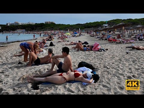 Calm Mediterranean Beach Walking — Mallorca 🇪🇸🌊 | 4K 60FPS | SEA Waves