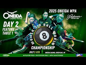 Ashley Benoit vs Seo Seoa - 2025 ONEIDA WPA Women’s 8-Ball World Championship