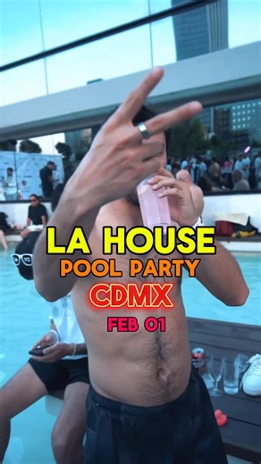 El Antrero Solitario🍺🕺 on Instagram: "El mejor arranque de Febrero Fiestero en la CDMX 🪩🥂 @lahouse_sunday . #poolparty #dondeircdmx #febrero #quehacercdmx #cdmxlife"