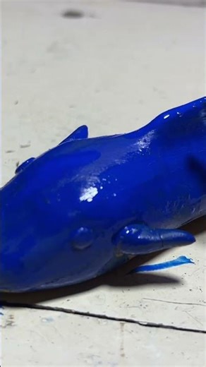 MAKING A BLUE CLAY FISH | SIMPLE CLAY ART FOR BEGINNERS#viral