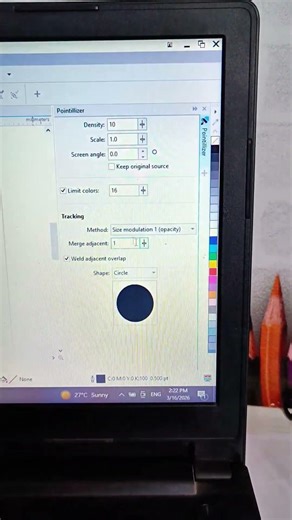 Coreldraw Graphic Designing Tutorial: Using the Pointillizer Effect #coreldraw #graphicdesign