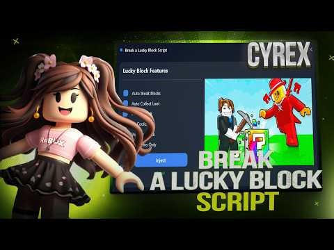 BREAK A LUCKY BLOCK SCRIPT *NO KEY* - BEST AUTO FARM LUCKY, FREEZE SAMMY, AUTO GOD & MORE!