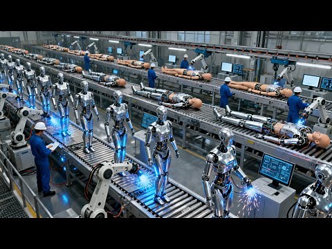 How Are Hyper-Realistic AI Robots Made ? Inside a Humanoid AI Robot Factory... (Full Process)